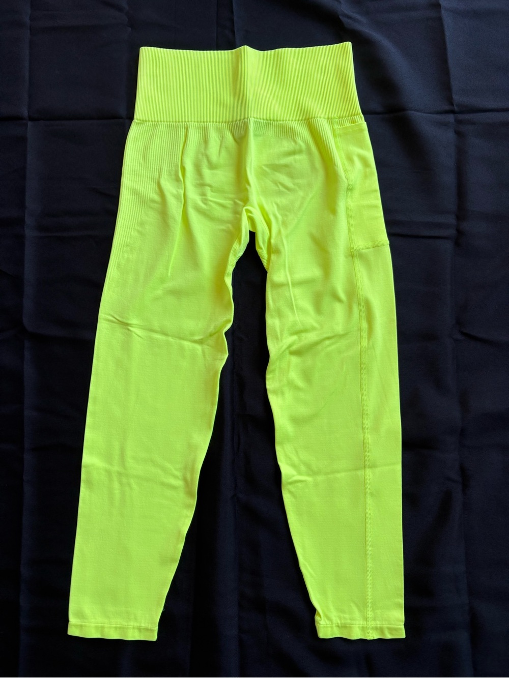 PINK Victoria's Secret Neon Yellow High-Rise Sports Leggings